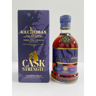 Kilchoman Sanaig Cask Strength 2024 Edition Islay Single Malt Scotch Whisky 70cl 57.8%