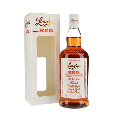 Longrow Red 13 Year Old Chilean Cabernet Sauvignon Matured Campbeltown Single Malt Scotch Whisky 70cl 51.6%