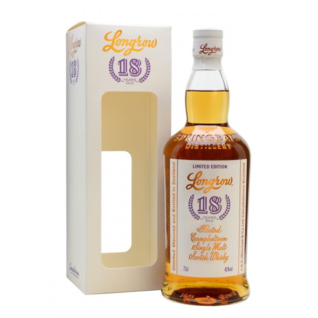 Longrow 18 Year Old Campbeltown Single Malt Scotch Whisky 70cl 46%
