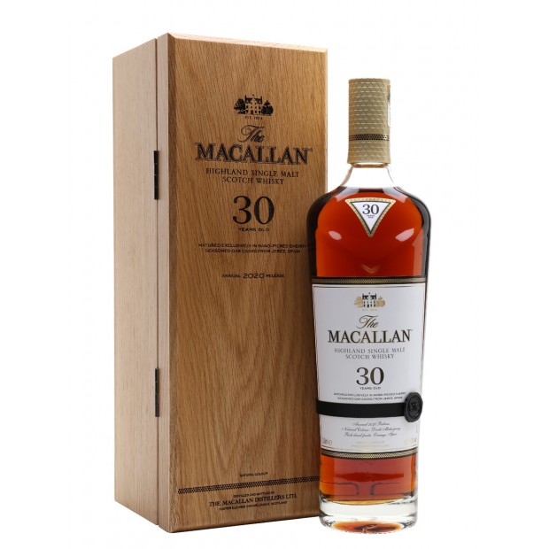 Macallan 30 Years Old Sherry Oak 2020 Annual Release 70cl 43%