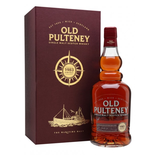 Old Pulteney 33 Year Old 1983 Vintage Highland Single Malt Scotch Whisky 70cl 46%