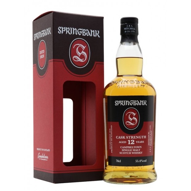 Springbank 12 Year Old Cask Strength Batch 22 Campbeltown Single Malt Scotch Whisky 70cl 55.4%