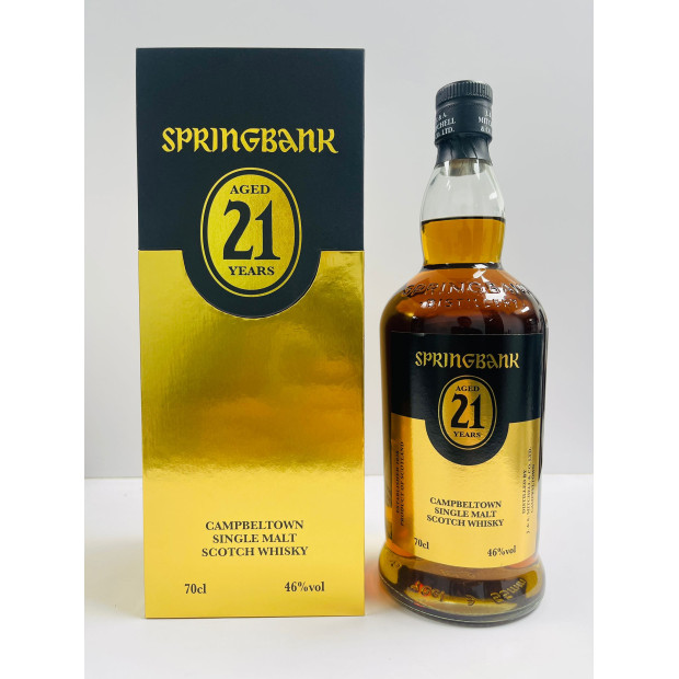 Springbank 21 Year Old 2021 Release Campbeltown Single Malt Scotch Whisky 70cl 46%