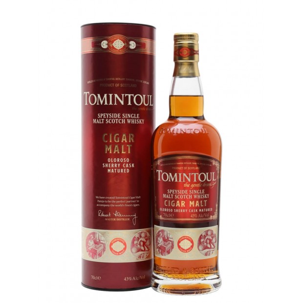 Tomintoul Cigar Malt Speyside Single Malt Scotch Whisky 70cl 43%