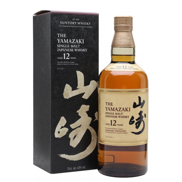 Yamazaki 12 Year Old Single Malt Japanese Whisky 70cl 43%