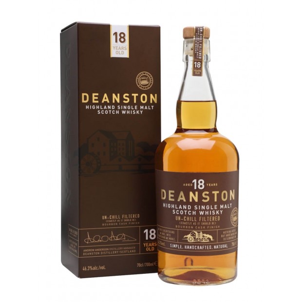 Deanston 18 Year Old Highland Single Malt Scotch Whisky 70cl 46.3%