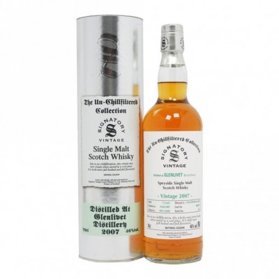 Glenlivet 13 Year Old 2007 Signatory Vintage The Un-Chillfiltered Collection 70cl 46%