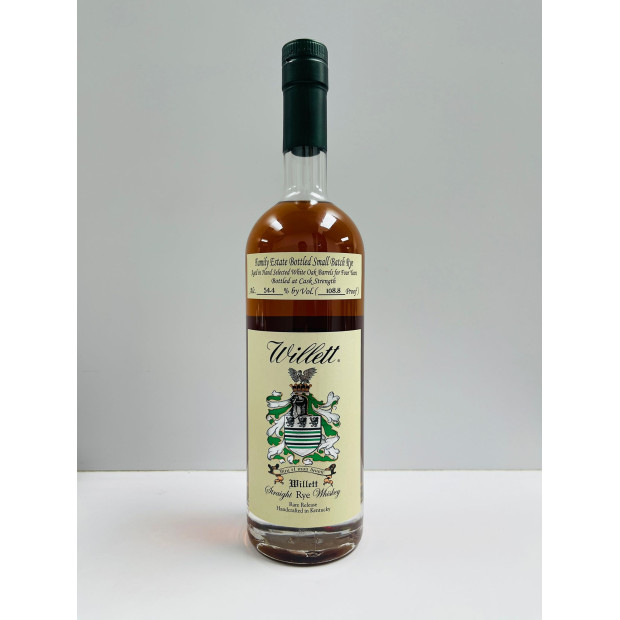 Willett 4 Year Old Family Estate Small Batch American Rye Whisky 70cl 54.4%