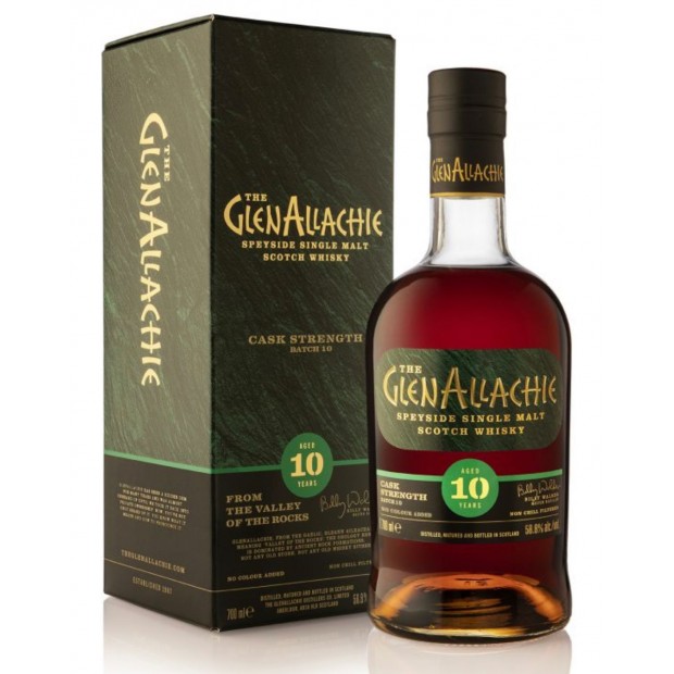 Glenallachie 10 Year Old Cask Strength Batch 10 70cl 58.6%