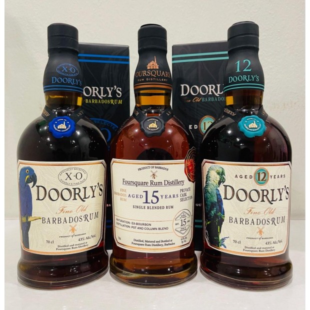 Foursquare 15 Year Old LMDW15 #11 / Doorly’s XO / Doorly’s 12 Year Old Set