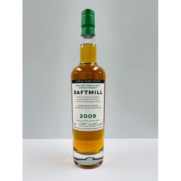 Daftmill 2009 Summer Batch Release UK Lowland Single Malt Scotch Whisky 70cl 46%