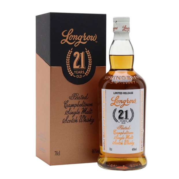Longrow 21 Year Old 2022 Release Campbeltown Single Malt Scotch Whisky 70cl 46%
