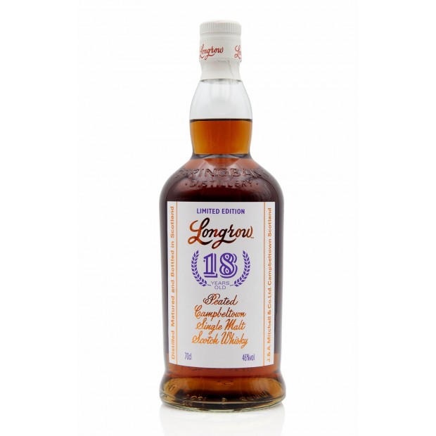 Longrow 18 Year Old 2022 Release Campbeltown Single Malt Scotch Whisky 70cl 46%