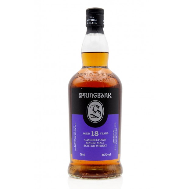 Springbank 18 Year Old 2022 Release Campbeltown Single Malt Scotch Whisky 70cl 46%